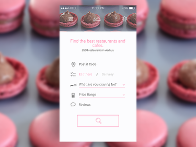 Restaurant Finder iOS App Concept