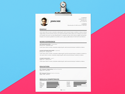 Resume Template | Freebie PSD