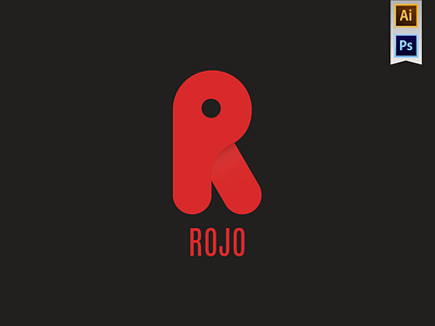 Rojo / R logo branding design experiment identity illustrator letter logo logotype photoshop