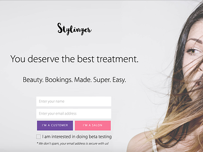 Hello Stylinger mailing release startup style stylinger