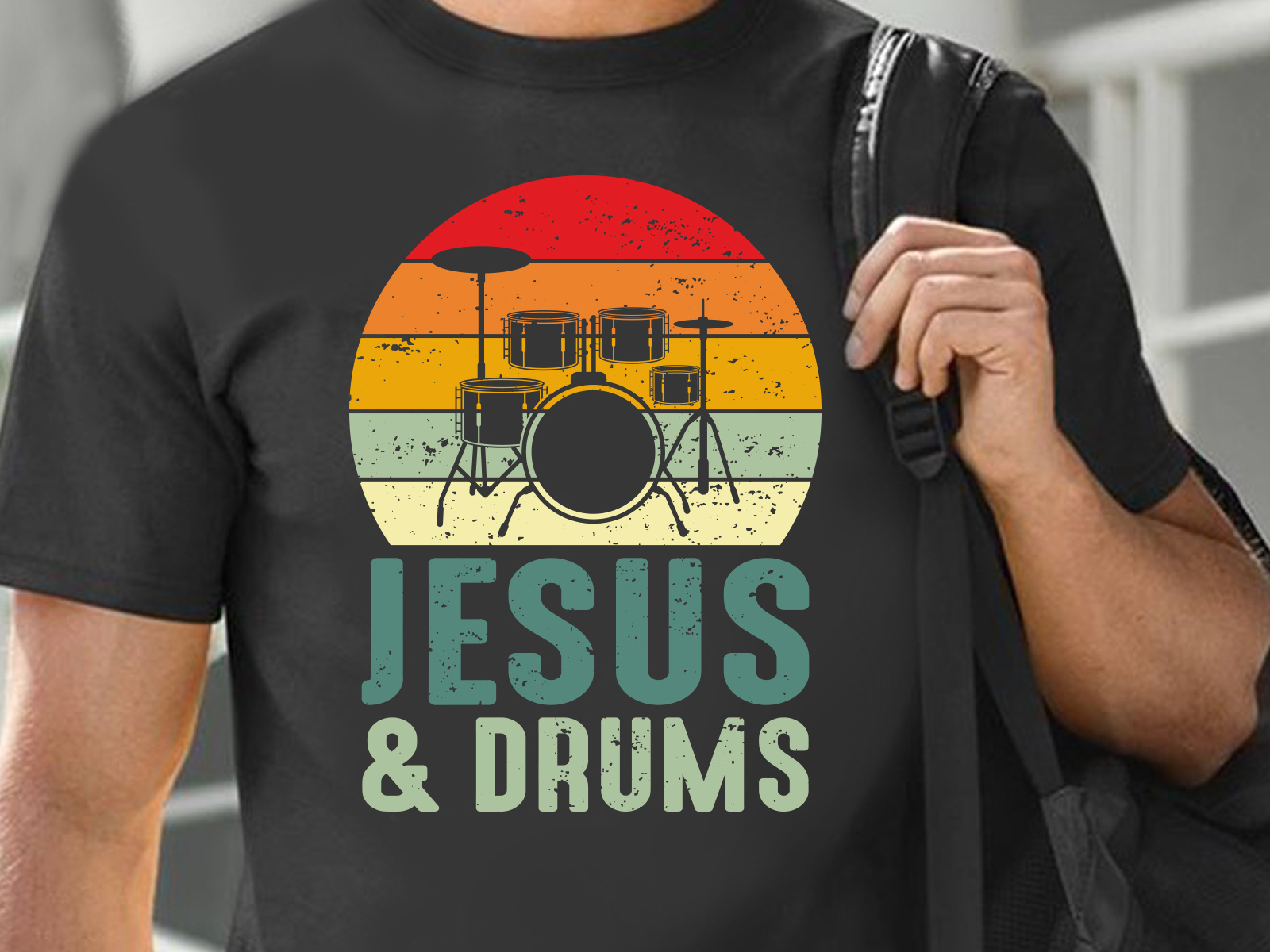 Vintage Jesus & Drums by SUMON CHANDRO on Dribbble