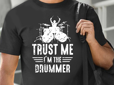 Trust Me I'm The Drummer drummer drums lover drums stick trust me im the drummer