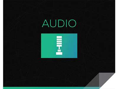 MZed Audio Icon Design