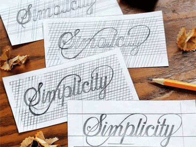 Simplicity Wip art clean design drawing hand drawn hand lettering illustration lettering logo simple type