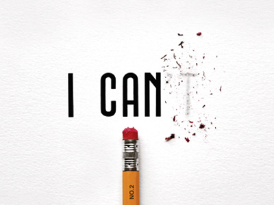 I Can't - I Can 2d art black clean creative drawing hand lettering lettering minimal print quote simple