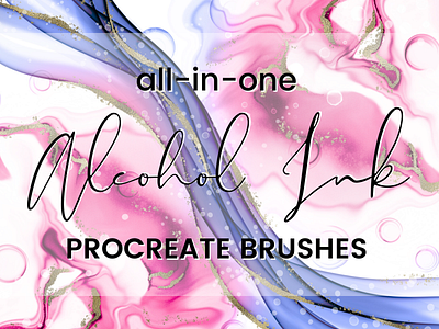 Alcohol Ink Brushes for Procreate App abstract abstract art abstract brushes alcohol ink alcohol ink art alcohol ink brushes backgrounds branding design graphic design logo procreate procreate brushes