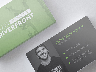 The Riv's Business Cards branding business cards cfriverfront crossfit riverfront wilmington