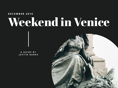 Weekend In Venice blog clean guide guidebook italy travel travel guide traveler ui venice