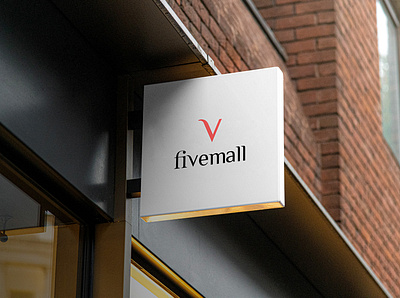 Fivemall brand branding design graphic design layout logo mockup vector