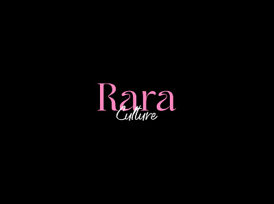 Rara Culture brand branding clothes design fashion graphic design layout logo mockup moda roupas