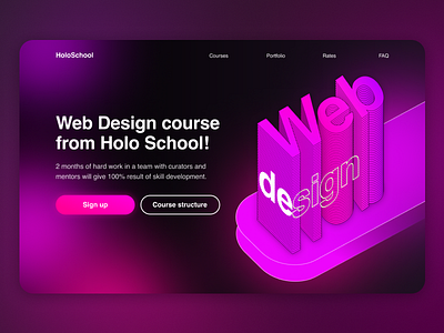 Online School Shot black design gradient onlineschool p2p soft ui uidesign uitrends ux uxui webdesign