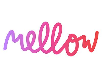 Logo for Mellow branding logo vector