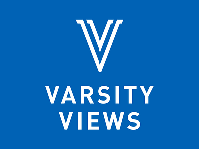 Varsity Views brand identity logo