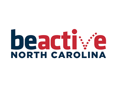 Be Active North Carolina brand identity logo