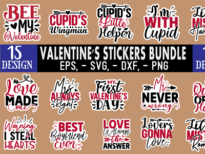 Valentine SVG Design Bundle valentines day 2022