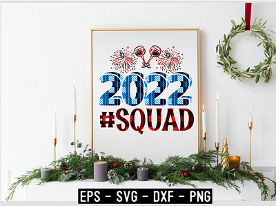New Year sublimation Design new year print vector