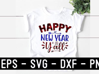 New Year sublimation Design