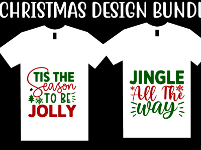 Christmas SVG T shirt Design Template christmas svg bundle