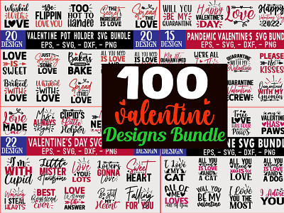 Valentine SVG Design Bundle bundle graphic design svg t shirt valentine svg