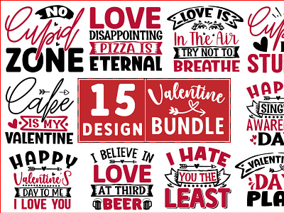 Valentine SVG T shirt Design Bundle sublimation vector