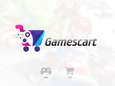 GamesCart | Gaming Portal Logo brand brand identity branding creative creative logo featured india logo logodesign logodesigner logotype ultimate design