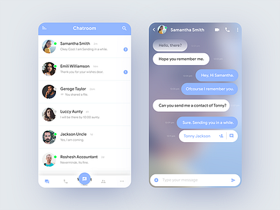 Chatting App UI | Daily UI Challenge #4