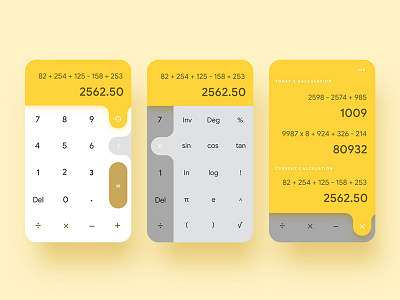 Calculator UI Challenge app ui calculator creative uiux user interface