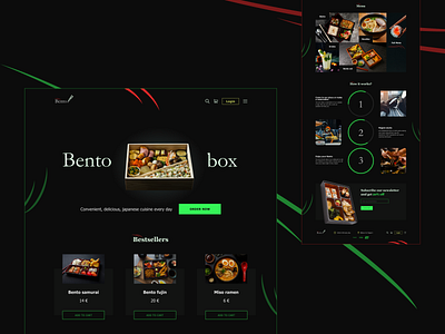 Bentor- bento restaurant ux/ui concept design