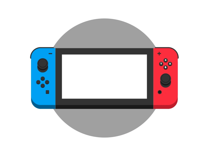 Nintendo Switch aftereffect animation art illustrator nintendo switch vector