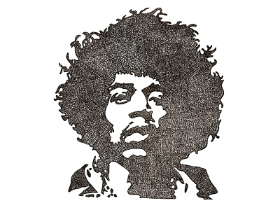 Jimi Hendrix antismoking creative gelpen handrix jimi skectch
