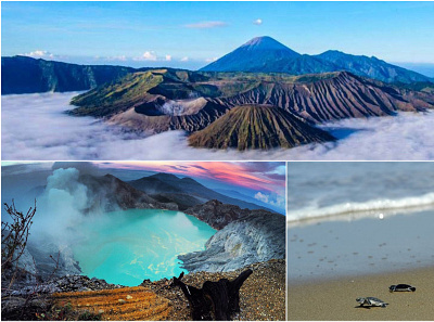 4 days 3 nights volcano hiking package in Java Island hiking mountain nature travel travelling