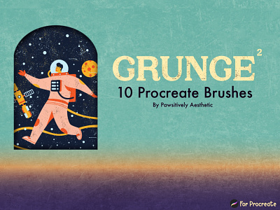 Grunge Texture Brush V.2 for Procreate background brush bundle brush pack brushes brushset design digital art digital artists graphic design grunge illustration lettering noise overlay procreate procreate brushes scratchy textures