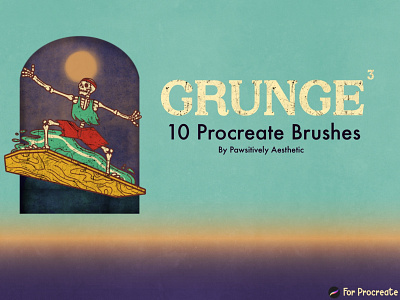 Grunge Texture Brush V.3 for Procreate