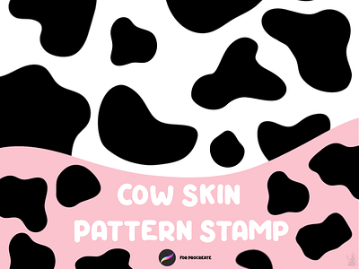 Cow Skin Pattern Stamp for Procreate