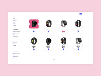 ecommerce UI exploration