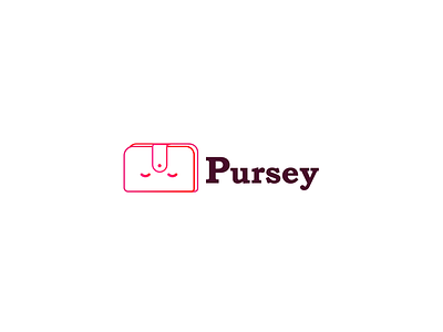 Pursey logo app branding design graphic design illustrator logo marketing vector