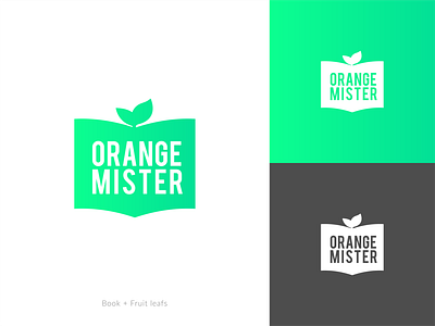 Orange mister logo branding design goodbrief graphic design illustrator logo marketing vector