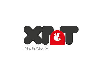 Expat Insurance Logo design graphic design illustrator insurance logo marketing red