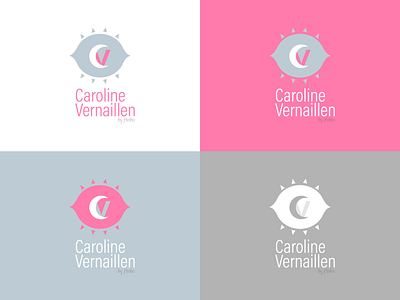 Caroline Vernaillen logo (beauty studio) branding design graphic design illustrator logo vector