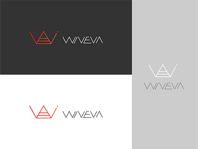 WIVEVA logo branding design graphic design holding illustrator logo marketing typography vector