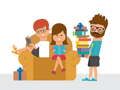 Book Category Illustration book worms books flipkart hipster illustration reading