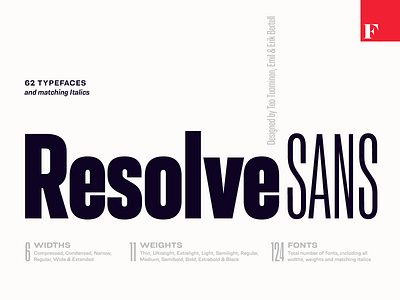 Resolve Sans Type Family design font grotesque sans sans serif typeface typography