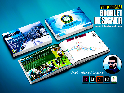 Booklet Design and Mockup adobeillustrator booklet bookletdesign branding graphic design illustration productdesign vector