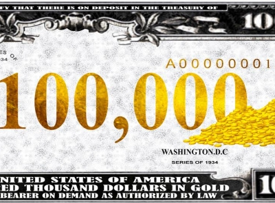 100,000 $ Bill Design