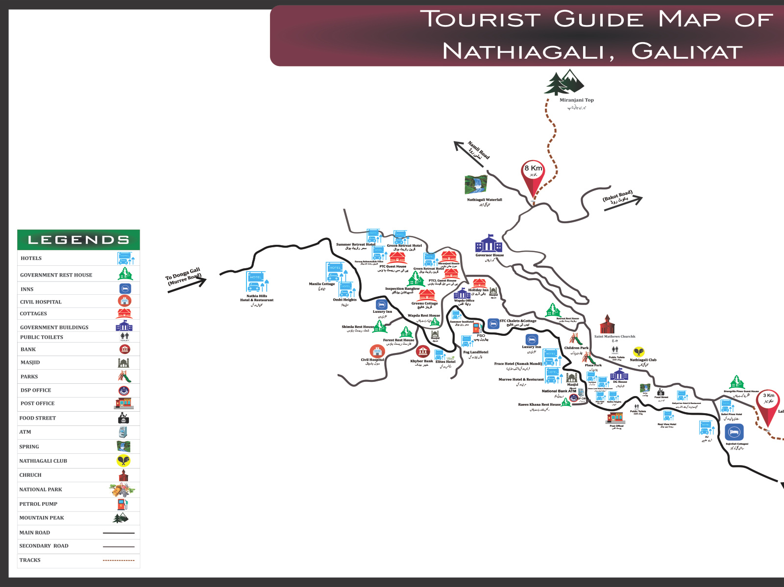 Tourist Guide Map Illustration Design by Plnr Ahsan Rehman on Dribbble