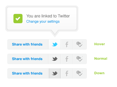 Share Module facebook foursquare module settings share twitter ui web widget