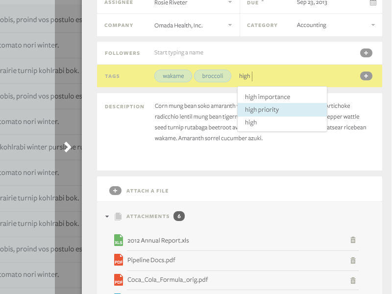 Side panel attachment focus type ahead form side panel ux design ui web