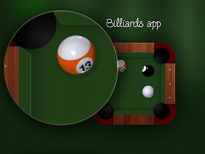Billiards app icon app billiards design icon ios iphone pool