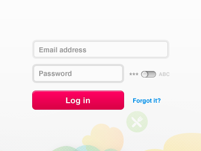 Show/hide password [Animated] design hide log in login password show switch toggle ui web