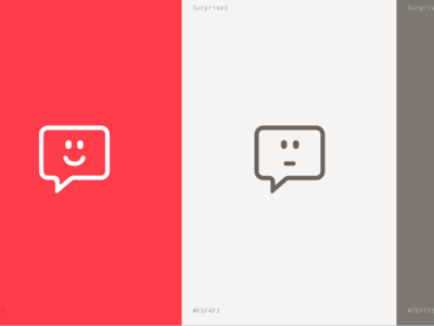 Spoke Logo design emotions expression happy logo minimal red spoke surprised